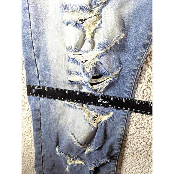 Valabasas Men's Distressed Jeans Size 36x32 Streetwear Party Grunge Boho Memphis - Picture 9 of 16